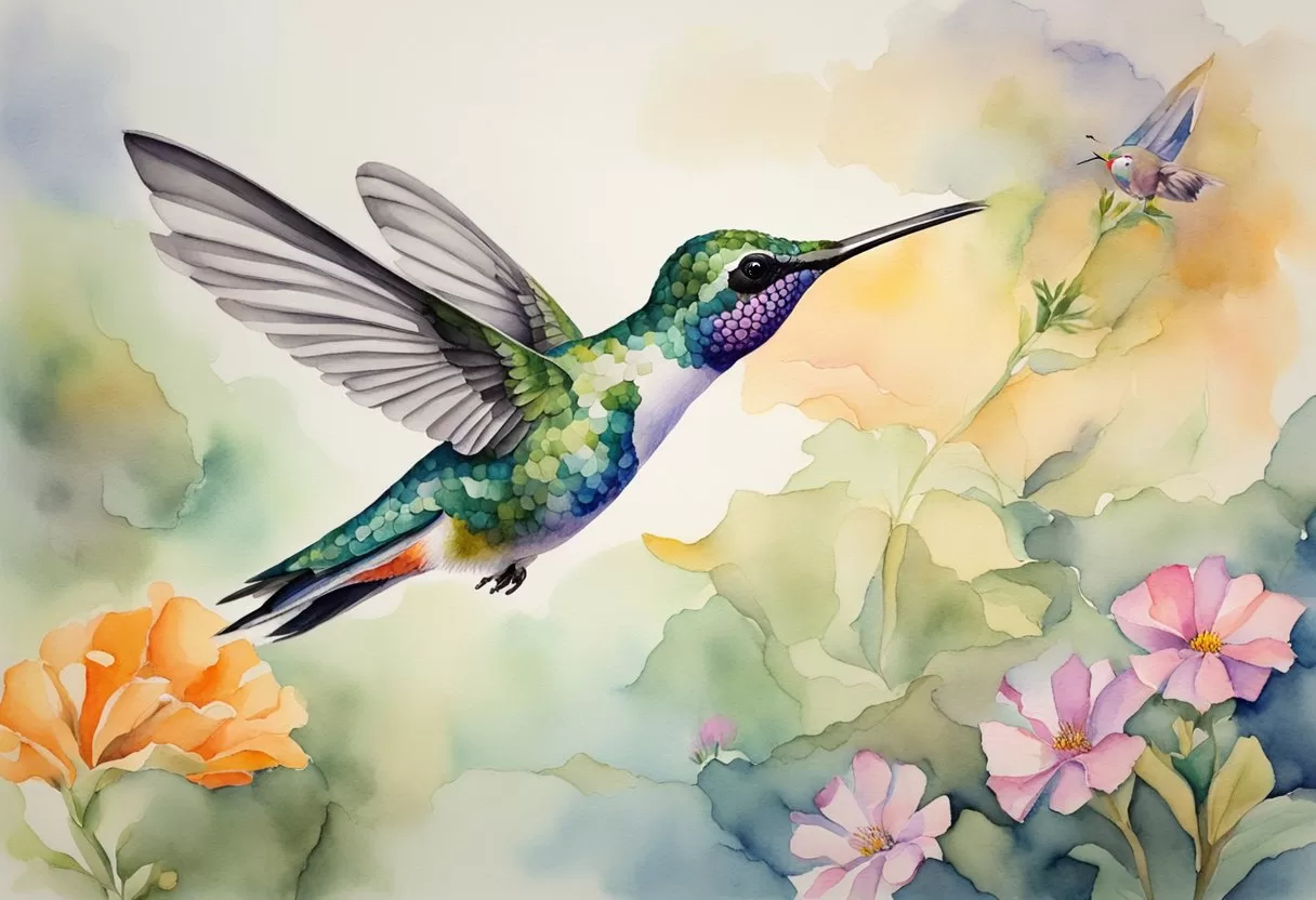 Hummingbirds in May