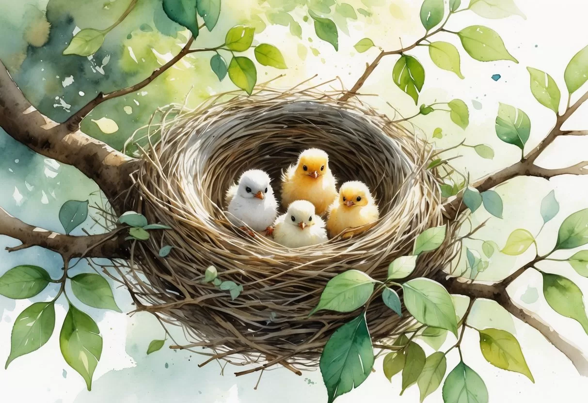 Stages of Bird Development in the Nest